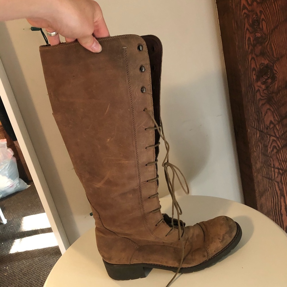 Lace up boots